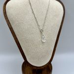 💎 Catena in Argento 70 cm, con Diamantino di Herkimer