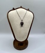 Collana in acciaio chirurgico con ciondolo Angelo in Ametista – Protezione e spiritualità - immagine 2