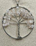 Collana con Ciondolo Albero della Vita in Quarzo Rosa – Amore e Armonia 🌸 - immagine 2