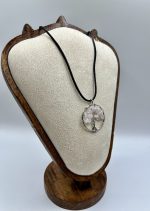 Collana con Ciondolo Albero della Vita in Quarzo Rosa – Amore e Armonia 🌸 - immagine 2