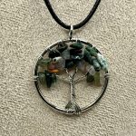 Collana Albero della Vita con Agata Muschiata – Crescita e Connessione con la Natura 🌿