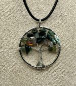 Collana Albero della Vita con Agata Muschiata – Crescita e Connessione con la Natura 🌿