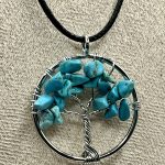 Collana Albero della Vita con pietra Turchese – Protezione e Saggezza 💙