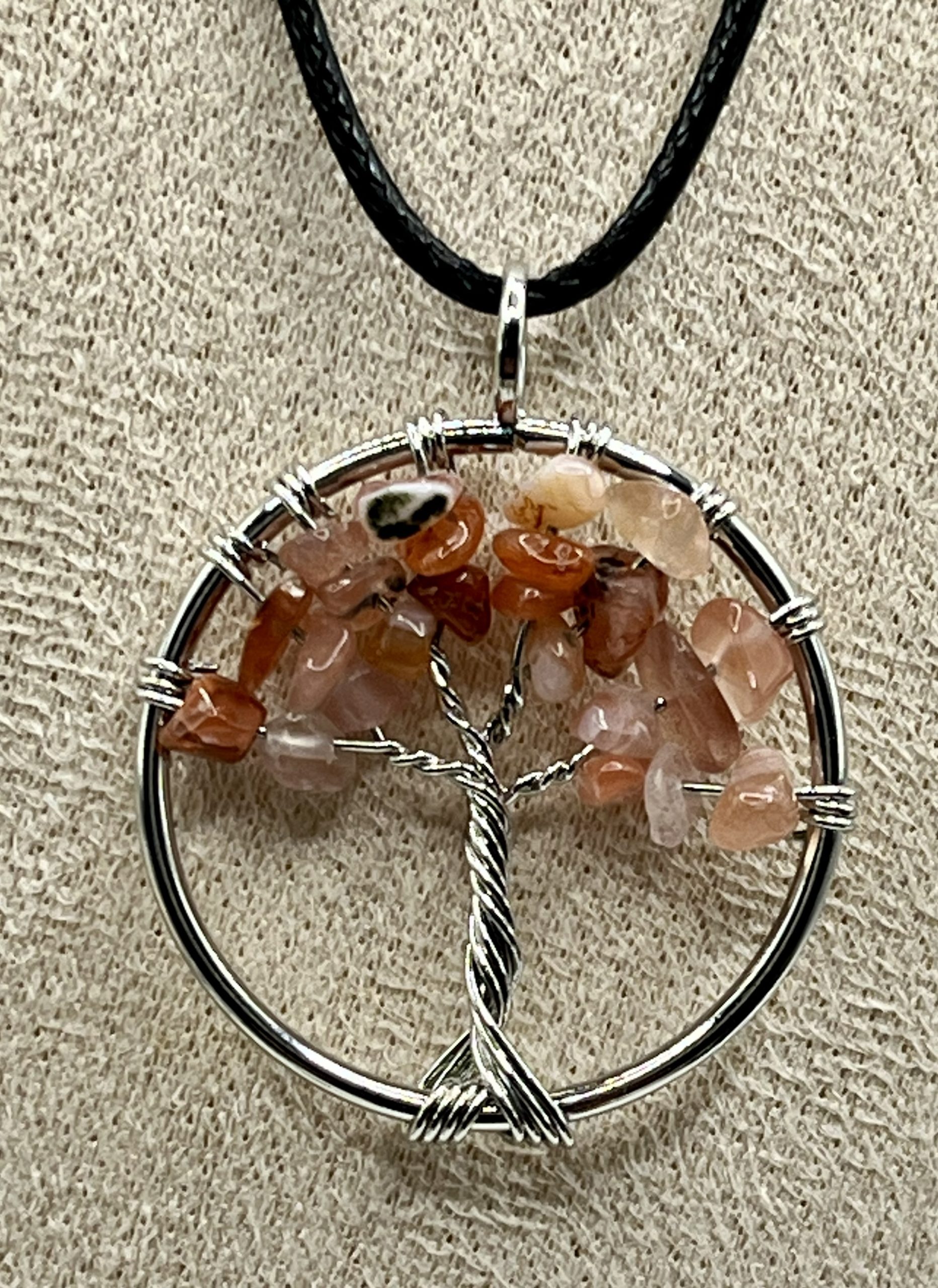 img_1057 Collana Albero della Vita con Pietra del Sole – Energia e Gioia di Vivere ☀️ - immagine 1