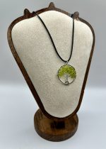 Collana Albero della Vita con Olivina – Prosperità e Rinascita 🌿 - immagine 2