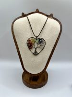 🌳 Collana Albero della Vita a Cuore con Pietre dei Sette Chakra e Cordino Marrone 🌈 - immagine 2