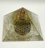 Piramide in Resina con Selenite, Fiore della Vita e Rame – Purificazione ed Energia Divina (7,5 cm)
🤍