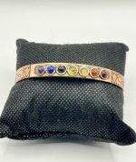 Bracciale in Rame con Pietre Naturali dei 7 Chakra – Armonia, Energia e Equilibrio Interiore