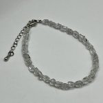 💎 Bracciale “Luce Pura” con Diamantino di Herkimer Naturale Grezzo – Energia e Chiarezza Interiore