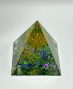 Piramide Energetica “Albero della Vita” con Quarzo Citrino e Brillantini – Armonia e Prosperità
