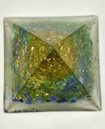 Piramide Energetica “Albero della Vita” con Quarzo Citrino e Brillantini – Armonia e Prosperità - immagine 2