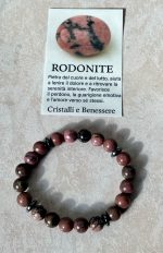 Bracciale in Rodonite ed Ematite – Forza, Protezione e Guarigione del Cuore - immagine 2