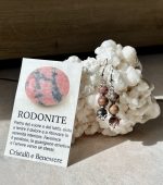Orecchini Artigianali con Rodonite – Guarigione del Cuore e Dolcezza Emotiva❤️ - immagine 2