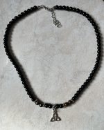 Collana da Uomo con Ossidiana, Occhio di Tigre e Nodo Celtico – Forza, Protezione e Saggezza Antica - immagine 2