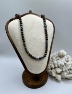 Collana da Uomo con Occhio di Tigre ed Ematite – Forza, Equilibrio e Protezione Energetica - immagine 2