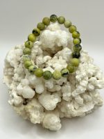 Bracciale in Crisoprasio Limone – Serenità, Fiducia e Armonia del Cuore