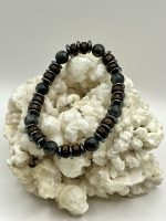 Bracciale da Uomo in Legno e Labradorite Grigia – Forza, Protezione e Saggezza Interiore - immagine 3