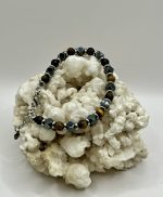 Bracciale in Occhio di Tigre ed Ematite – Forza, Protezione e Determinazione