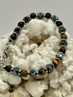 Bracciale in Occhio di Tigre ed Ematite – Forza, Protezione e Determinazione - immagine 2