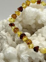 Braccialetto in Ambra Naturale – Benessere, Calma e Protezione per la Dentizione💛🧡 - immagine 3