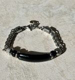 Bracciale Uomo in Acciaio e Onice Nera – Protezione, Forza ed Eleganza - immagine 3