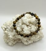 Bracciale Elastico Occhio di Tigre 8 mm – Forza, Coraggio e Protezione - immagine 3
