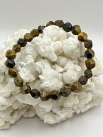 Bracciale Elastico Occhio di Tigre 8 mm – Forza, Coraggio e Protezione - immagine 2