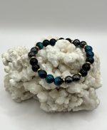 Bracciale Tripla Protezione – Ossidiana, Occhio di Gatto ed Ematite | Forza, Equilibrio e Difesa Energetica - immagine 2