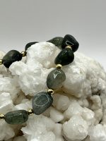 Bracciale Macramè con Agata Muschiata – Armonia, Natura e Unicità💚