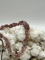 Bracciale Macramè con Quarzo Fragola – Amore, Dolcezza e Armonia del 💓cuore - immagine 2