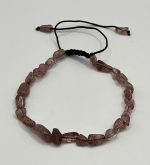 Bracciale Macramè con Quarzo Fragola – Amore, Dolcezza e Armonia del 💓cuore - immagine 3