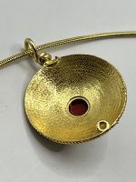 Collana in Filigrana Sarda con Corallo Rosso – Eleganza e Tradizione in Argento placcato oro - immagine 4