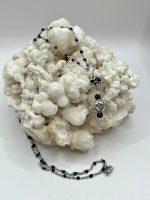 Collana in Acciaio con Filigrana Sarda e Su Coccu con Ossidiana – Protezione ed Eleganza Artigianale - immagine 3