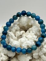 Bracciale con Apatite Naturale da 8 mm – Energia, Ispirazione e Chiarezza Interiore - immagine 3