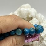 Bracciale con Apatite Naturale da 8 mm – Energia, Ispirazione e Chiarezza Interiore
