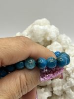 Bracciale con Apatite Naturale da 8 mm – Energia, Ispirazione e Chiarezza Interiore