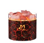 🌈 Diffusore di Oli con Pietre di Sale Himalayano – Luce e Armonia