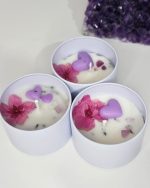 🌸 Candela Artigianale alla Lavanda – Armonia del Cuore 7 euro l una