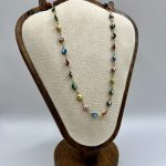 🧿 Collana “Occhi Colorati della Fortuna” – Amuleto di Protezione Multicolore