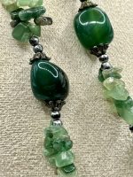 “Collana Agata Verde e Avventurina – Armonia del Cuore e Serenità dell’Anima” - immagine 2