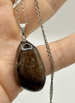 Collana con Ciondolo di Bronzite – Calma, Protezione e Forza Interiore