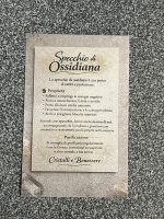 Collana specchio di ossidiana dorato - immagine 2