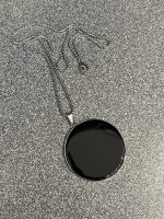 Collana specchio di ossidiana