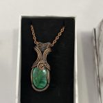 Collana malachite fatto a mano